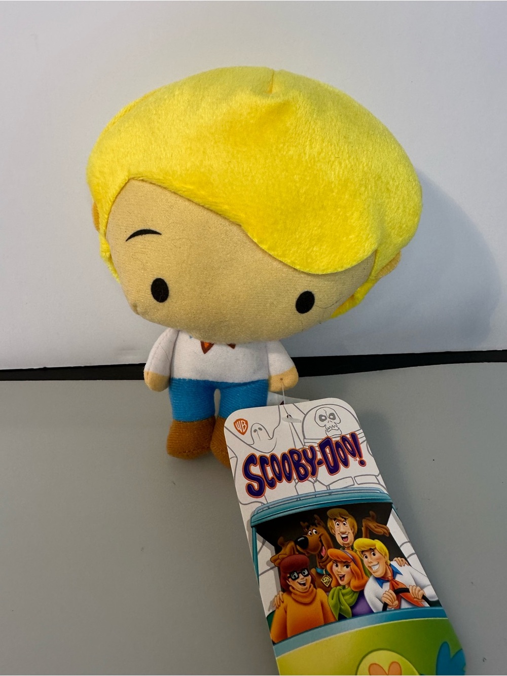 Scooby-Doo Fred Plush Toy - Yellow Hair, Blue Pants